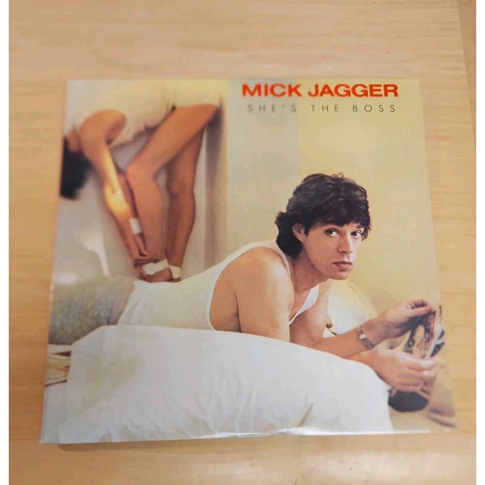 MICK JAGGAR "SHE'S THE BOSS" LP 1985 COLUMBIA RECORDS FC 39940 RECORD fa9864